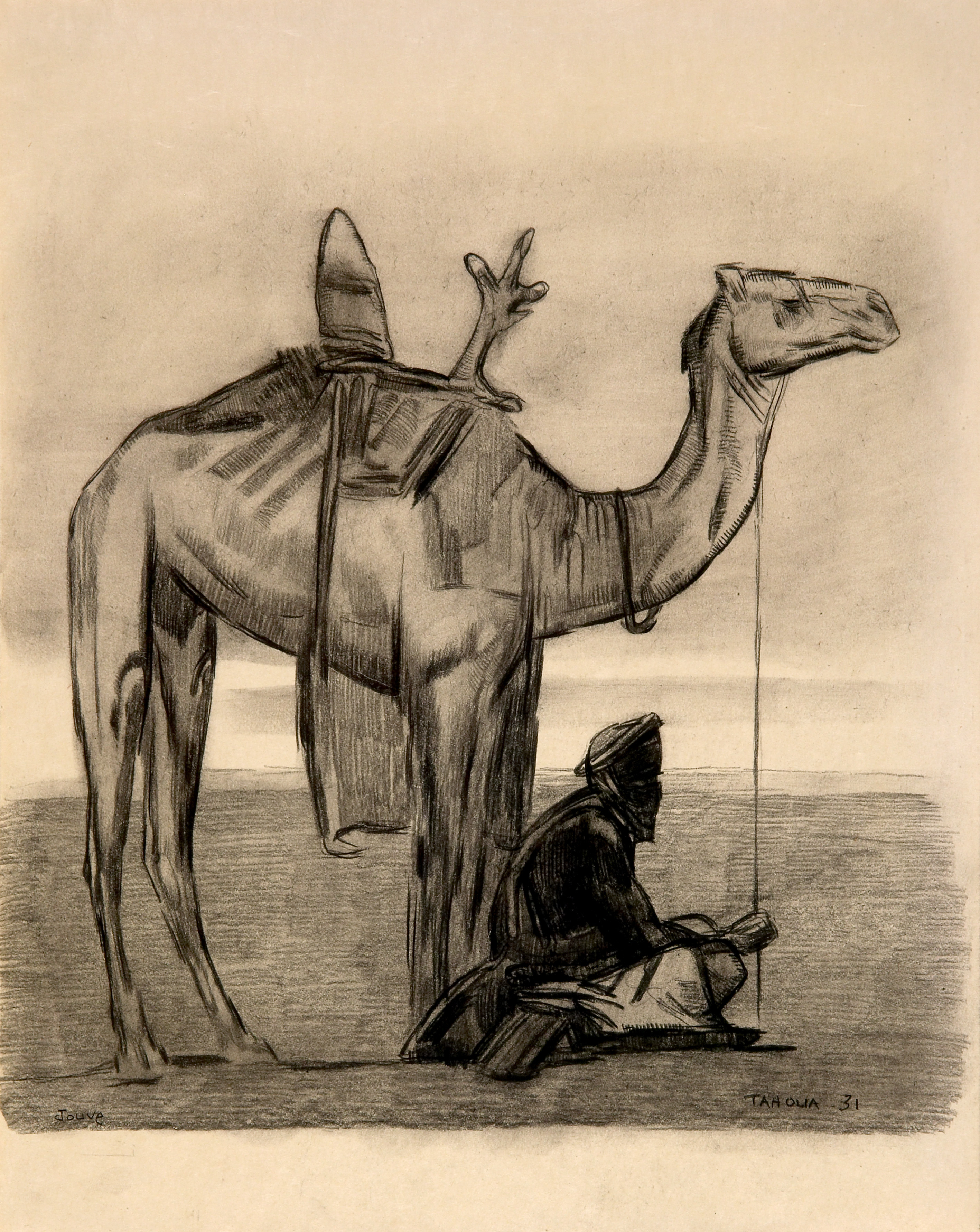 Верблюд ручкой Наброски